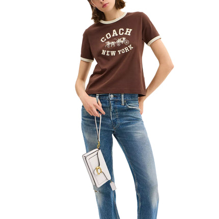 Coach Women's Tabby Chain Crossbody Bag 19 Brass/Chalk