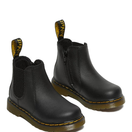 Dr. Martens Unisex Infant/Toddler 2976 Softy T Leather Chelsea Boots Black - Softy T