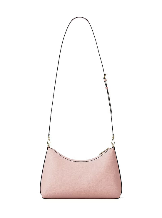 Michael Kors Women's Sammy Medium Pebbled Leather Convertible Shoulder Bag Powder Blush/Gold