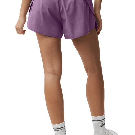 alo Women's Match Point Short Plum Kiss
