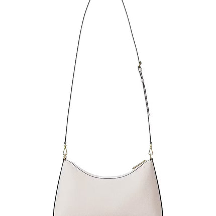 Michael Kors Women's Sammy Medium Pebbled Leather Convertible Shoulder Bag Light Cream/Gold