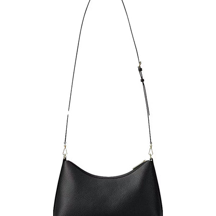 Michael Kors Women's Sammy Medium Pebbled Leather Convertible Shoulder Bag Black/Gold