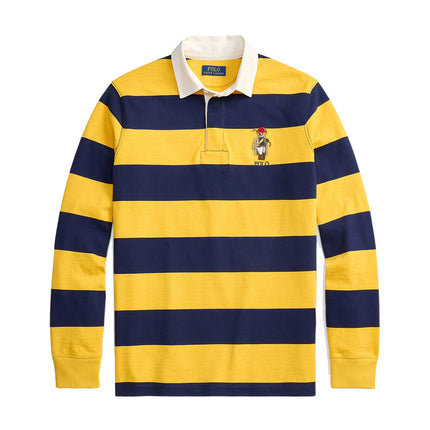 Polo Ralph Lauren Men's Classic Fit Polo Bear Rugby Shirt Newport Navy/Gold
