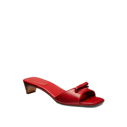 Coach Women's Bow Kitten Heel Sandal Poppy