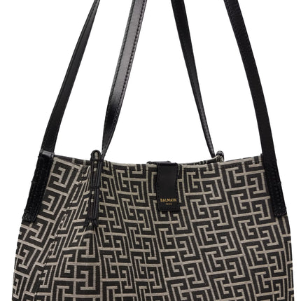 Balmain Women's Release Small Shopper Bag Black