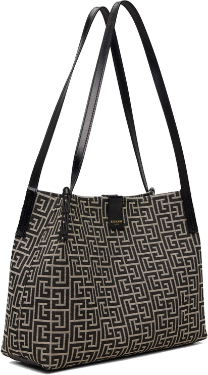 Balmain Women's Release Small Shopper Bag Black