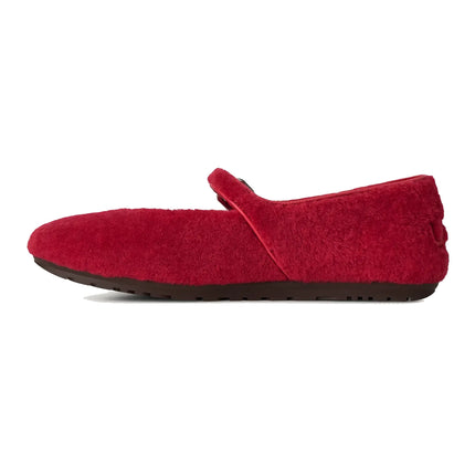 UGG Women's Quill Ballet Flat Red Ribbon