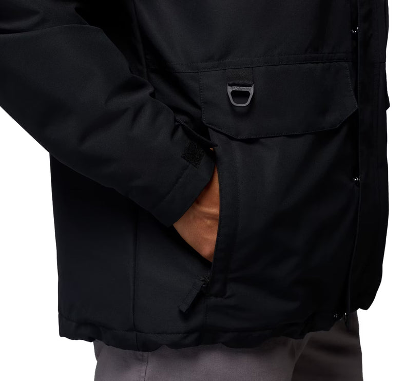 Columbia Men's Landroamer Fleece Lined Rain Jacket Black