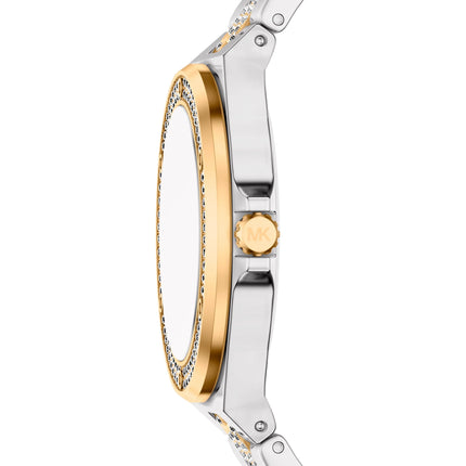 Michael Kors Women's Lennox Pavé Two-Tone Watch Two Tone MKO1248