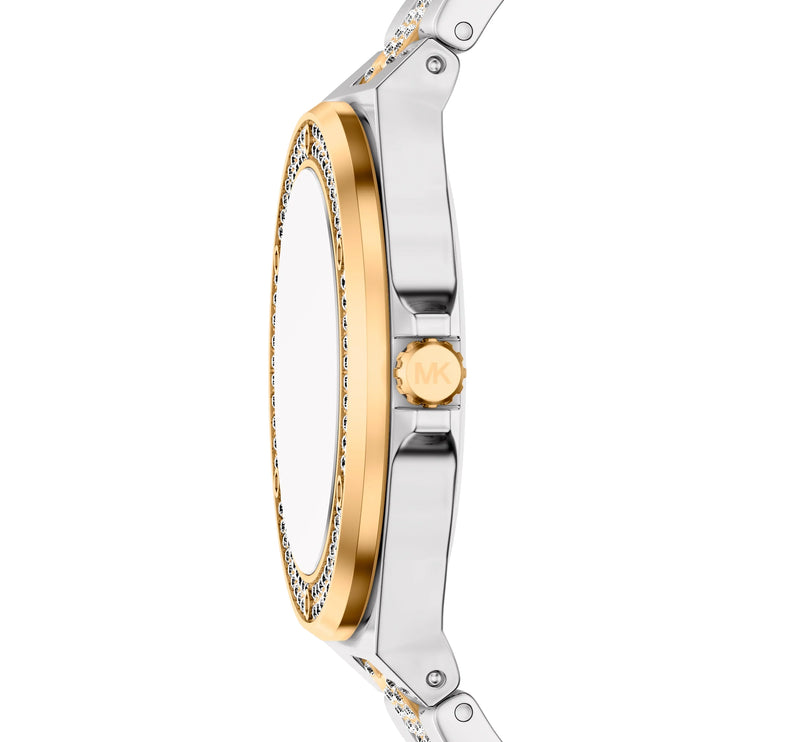 Michael Kors Women's Lennox Pavé Two-Tone Watch Two Tone MKO1248