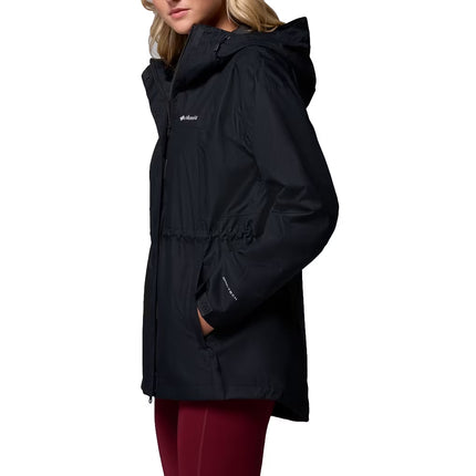 Columbia Women's Hikebound II Long Rain Jacket Black