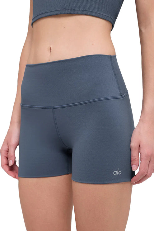 alo Women's 3" Softsculpt High-Waist Precision Short Bluestone