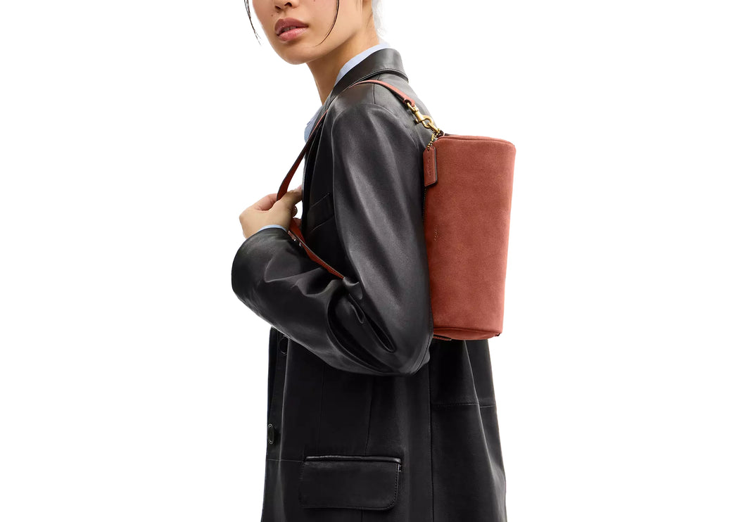 Coach Women's Barrel Bag Brass/Clay