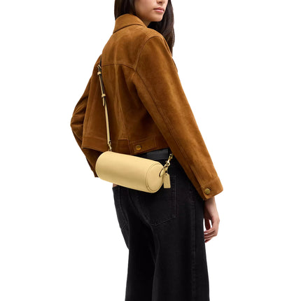 Coach Women's Barrel Bag Brass/Vanilla