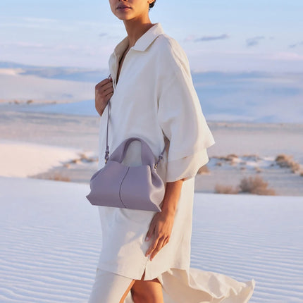 Polène Women's Numéro Neuf Mini Edition Textured Mauve