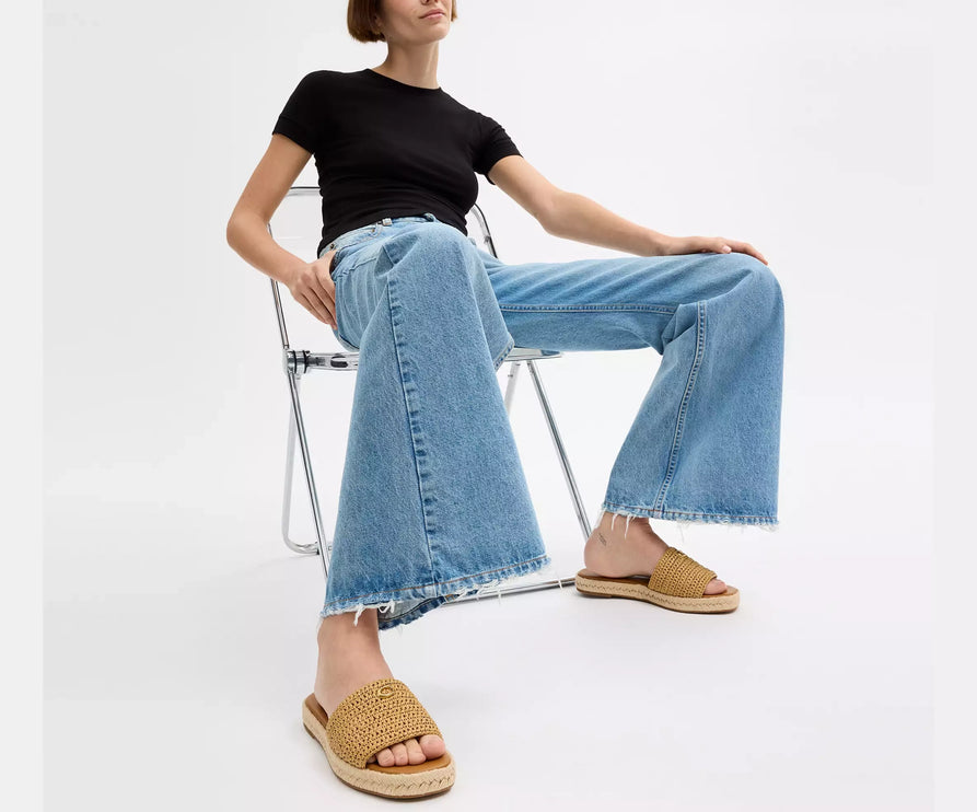 Coach Women's Holly Espadrille Sandal Natural