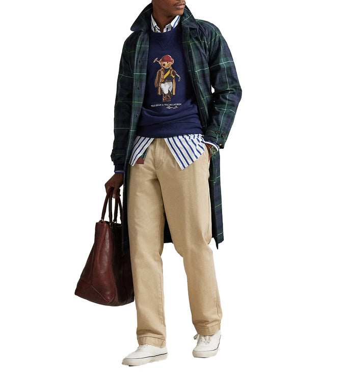 Polo Ralph Lauren Men's Polo Bear Fleece Sweatshirt Newport Navy Society Bear