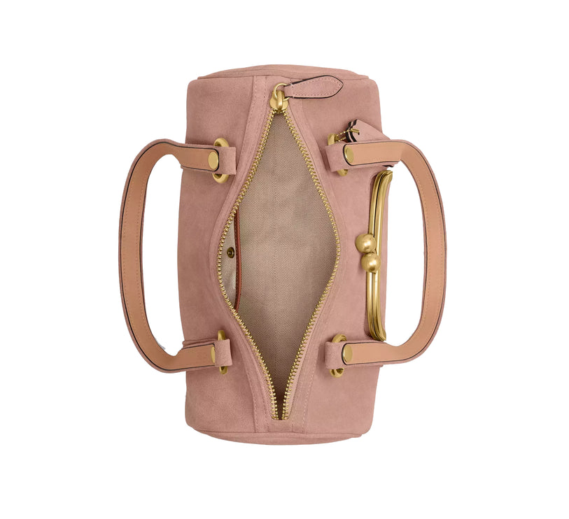 Coach Women's Kisslock Barrel Bag Brass/Nuage