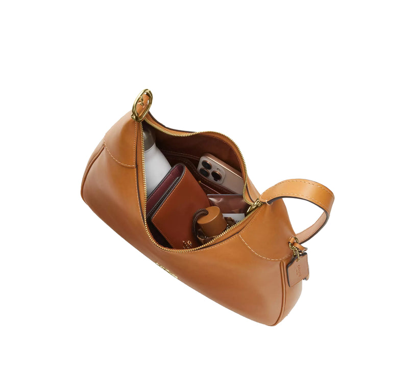 Coach Women's Ella Shoulder Bag Gold/Brown