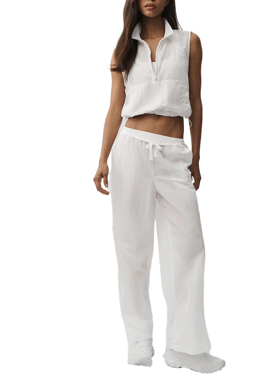 alo Women's Ripstop Electric Vest White