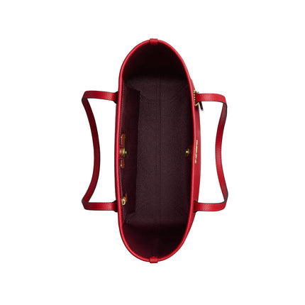 Coach Women's Medium City Tote Bag Gold/Bright Cardinal