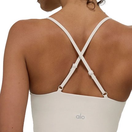 alo Women's Alosoft Highlight Bra Bone
