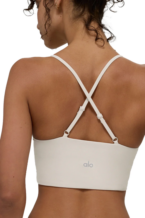alo Women's Alosoft Highlight Bra Bone