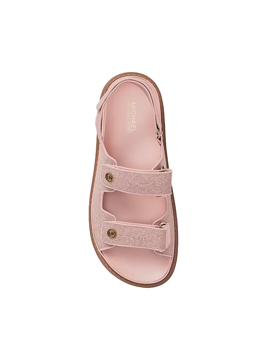 Michael Kors Women's Holland Denim Sandal Powder Blush