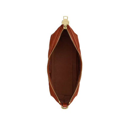 Coach Women's Caitlin Shoulder Bag With Quilting And Charm Gold/Cinnamon