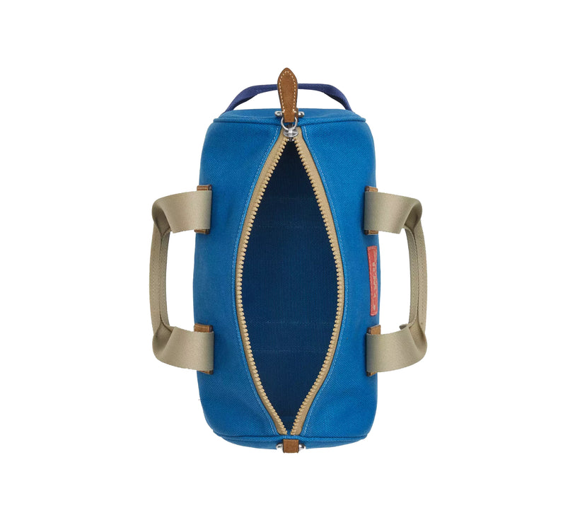 Coach Unisex Expedition Duffle Bag Silver/Blue Multi