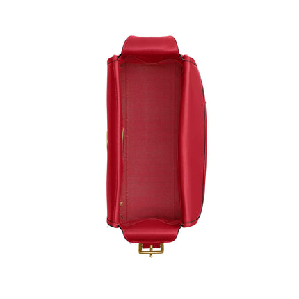 Coach Women's Turnlock Haversack Bag Brass/Scarlet