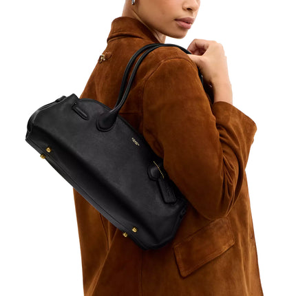 Coach Women's Empire Carryall Bag 34 Brass/Black