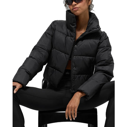 alo Women's Gold Rush Puffer Black
