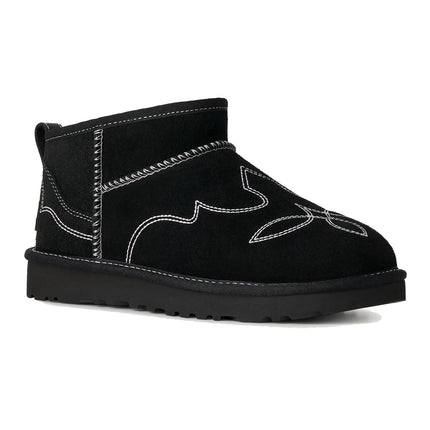 UGG Women's Classic Ultra Mini Western Black