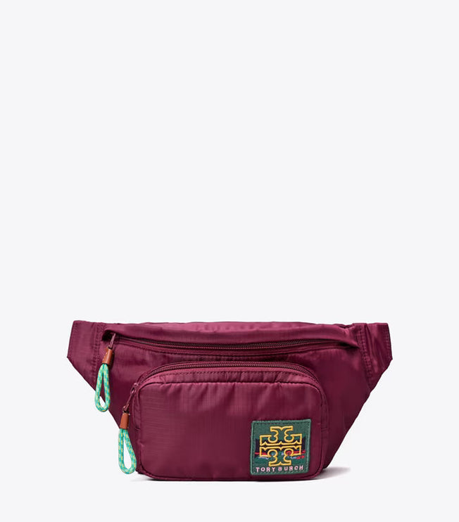 Tory Burch Women's Ripstop Belt Bag Winetasting