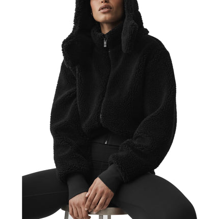 alo Women's Foxy Sherpa Jacket Black