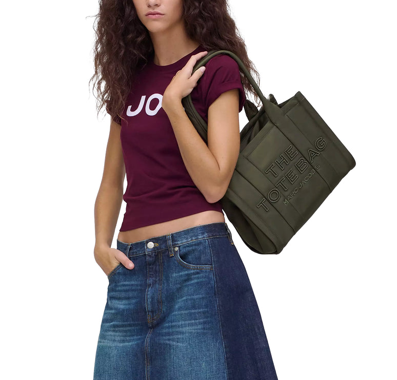 Marc Jacobs Women's The Puffy Nylon Medium Tote Bag Army Green