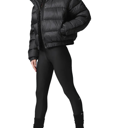 alo Women's Aspen Love Puffer Jacket Black