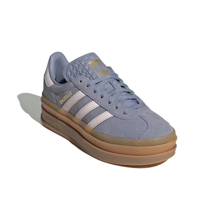 Adidas Big Kid's Gazelle Bold Shoes Silver Violet/Almost Pink/Gum JQ1297
