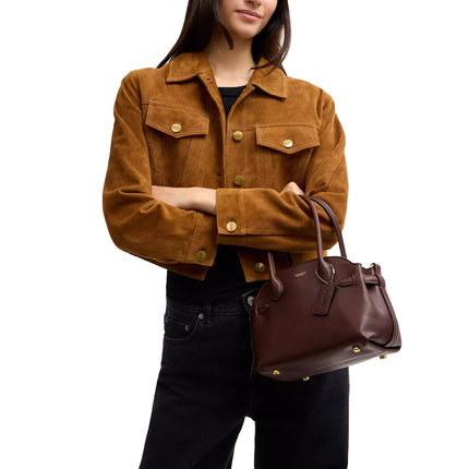Coach Women's Soft Empire Carryall Bag 21 Brass/Maple