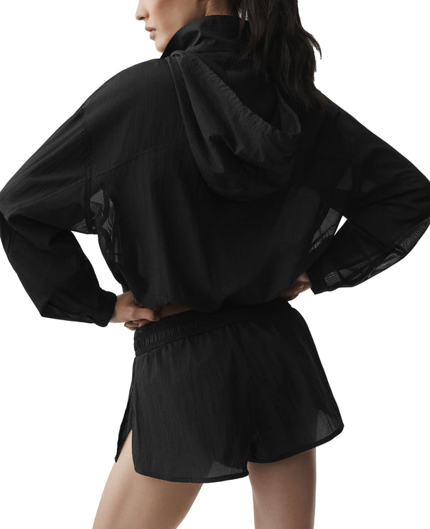 alo Women's 1/4 Zip Go Time Pullover Black