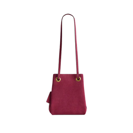 Coach Women's Jade Drawstring Bag Brass/Dark Fuchsia