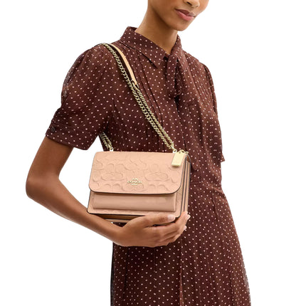 Coach Women's Klare Crossbody Bag In Signature Leather Gold/Faded Blush