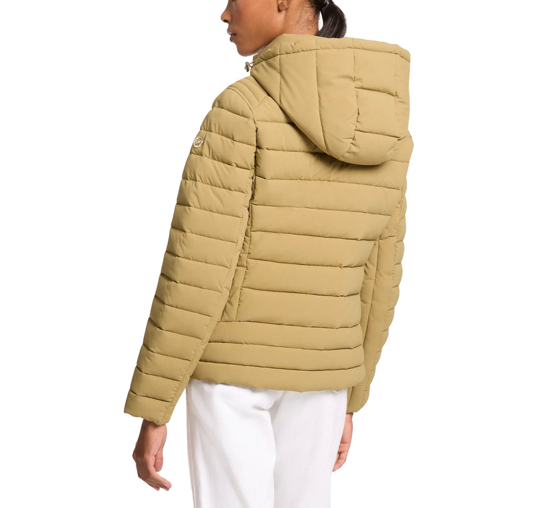 Michael Kors Women's Chevron Quilted Jacket Oregano