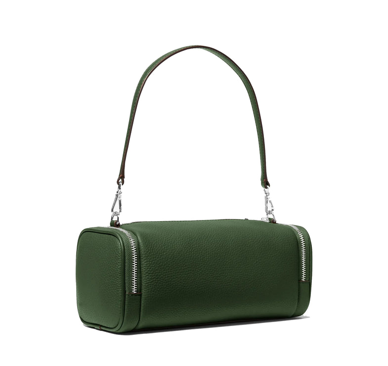 Michael Kors Women's Jet Set Travel Small Pebbled Leather Convertible Crossbody Bag Amazon Green