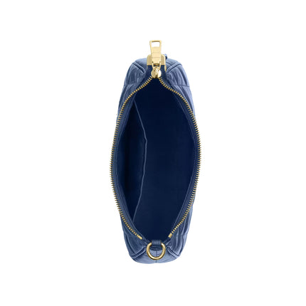 Coach Women's Teri Shoulder Bag With Quilting Gold/Deep Blue