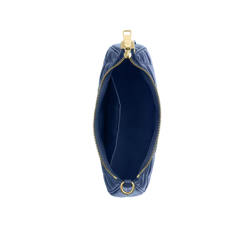 Coach Women's Teri Shoulder Bag With Quilting Gold/Deep Blue