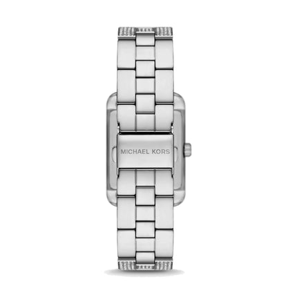 Michael Kors Women's Monroe Pavé Silver-Tone Watch Silver MKO1114