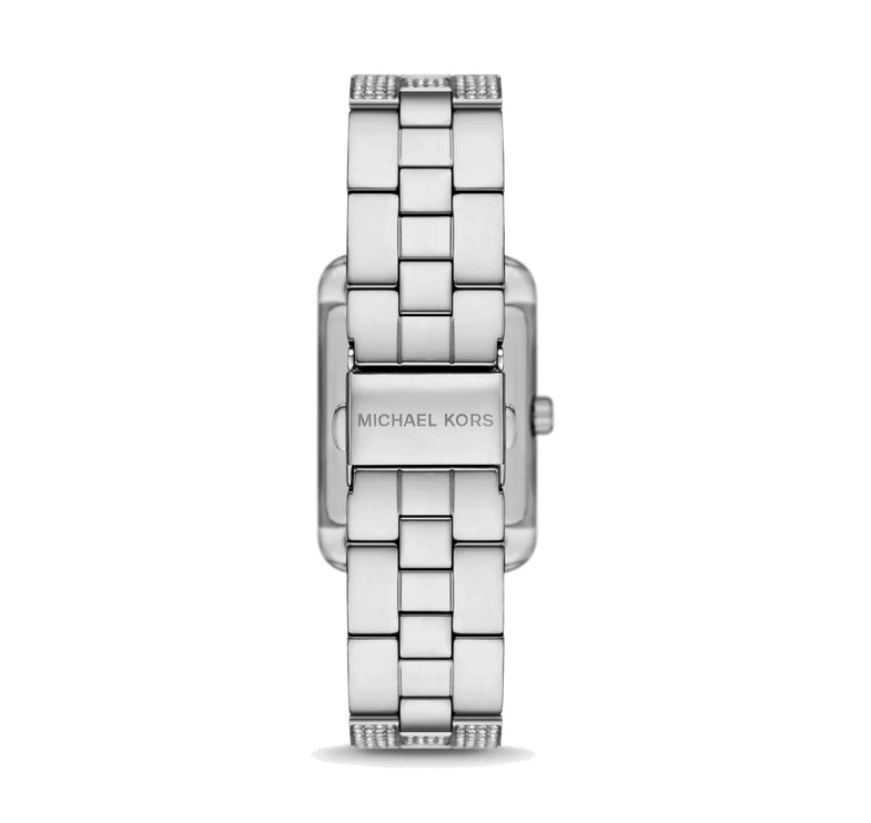 Michael Kors Women's Monroe Pavé Silver-Tone Watch Silver MKO1114
