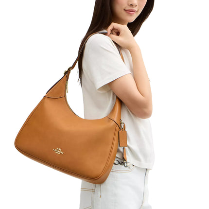 Coach Women's Ella Shoulder Bag Gold/Brown